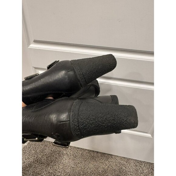 Timberland Women’s EK glancy Peep Toe Heel Black Size 9 - Picture 5 of 6